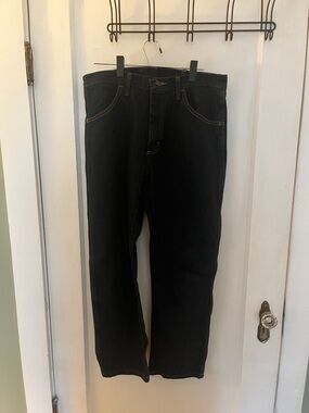 Rustler Dark-Wash Straight-Leg Jeans - 34x30